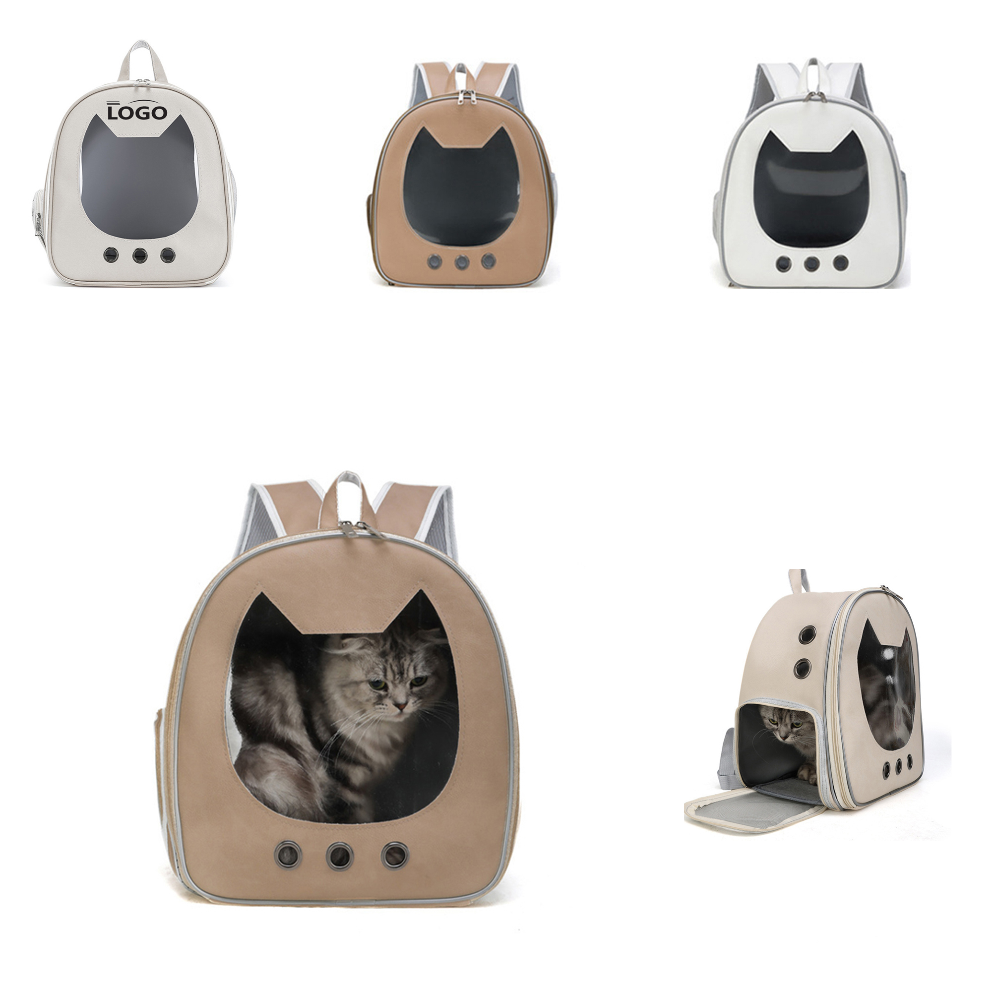 MOQ10 Breathable Shoulder Cat Bag 3