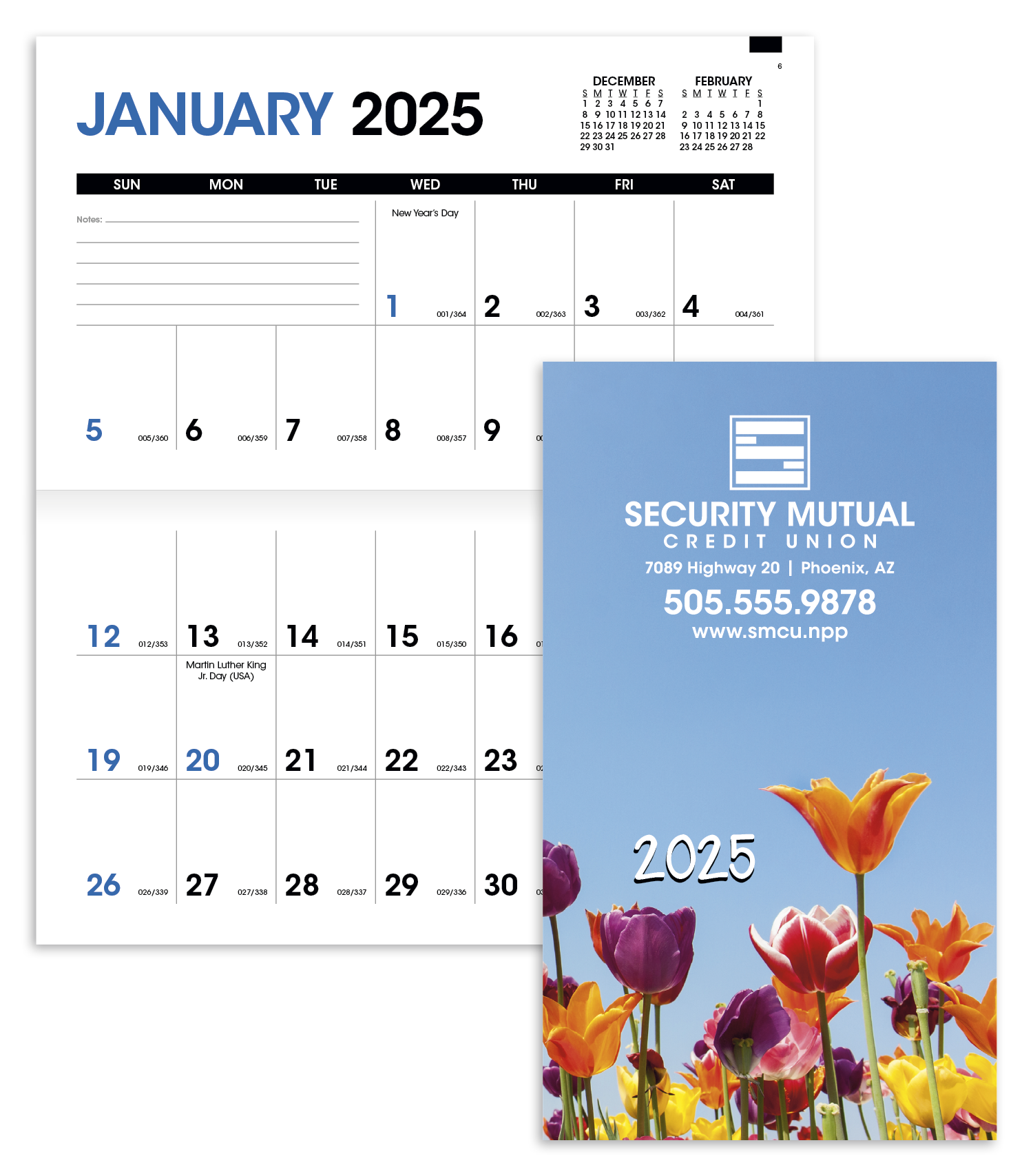 Triumph® Calendars Colorful Impressions Monthly Pocket Planner 13