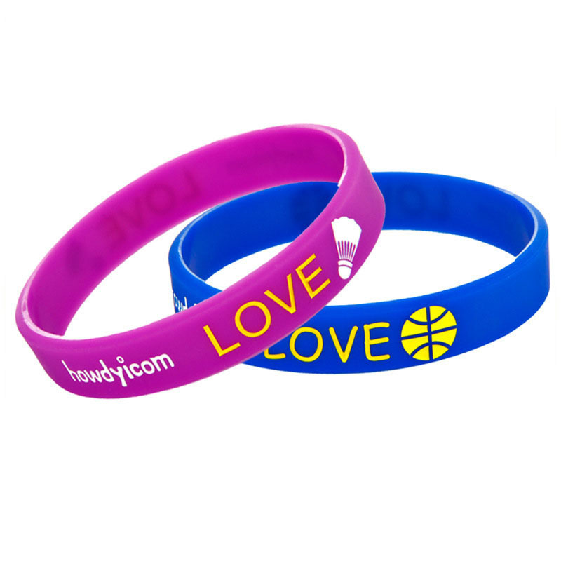 Embossed Wristband W/ Custom Imprint Silicone Wristbands 3