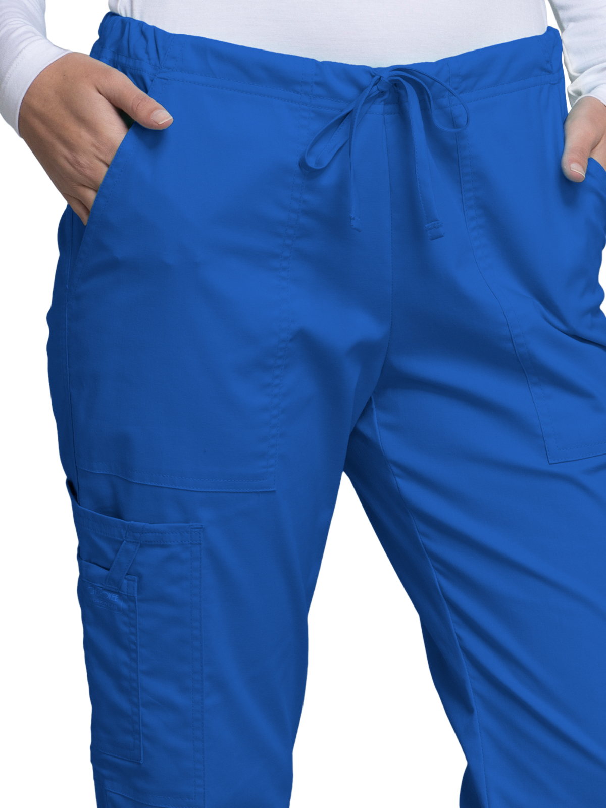 Cherokee - Workwear Core Stretch - Mid Rise Drawstring Cargo Pant 22