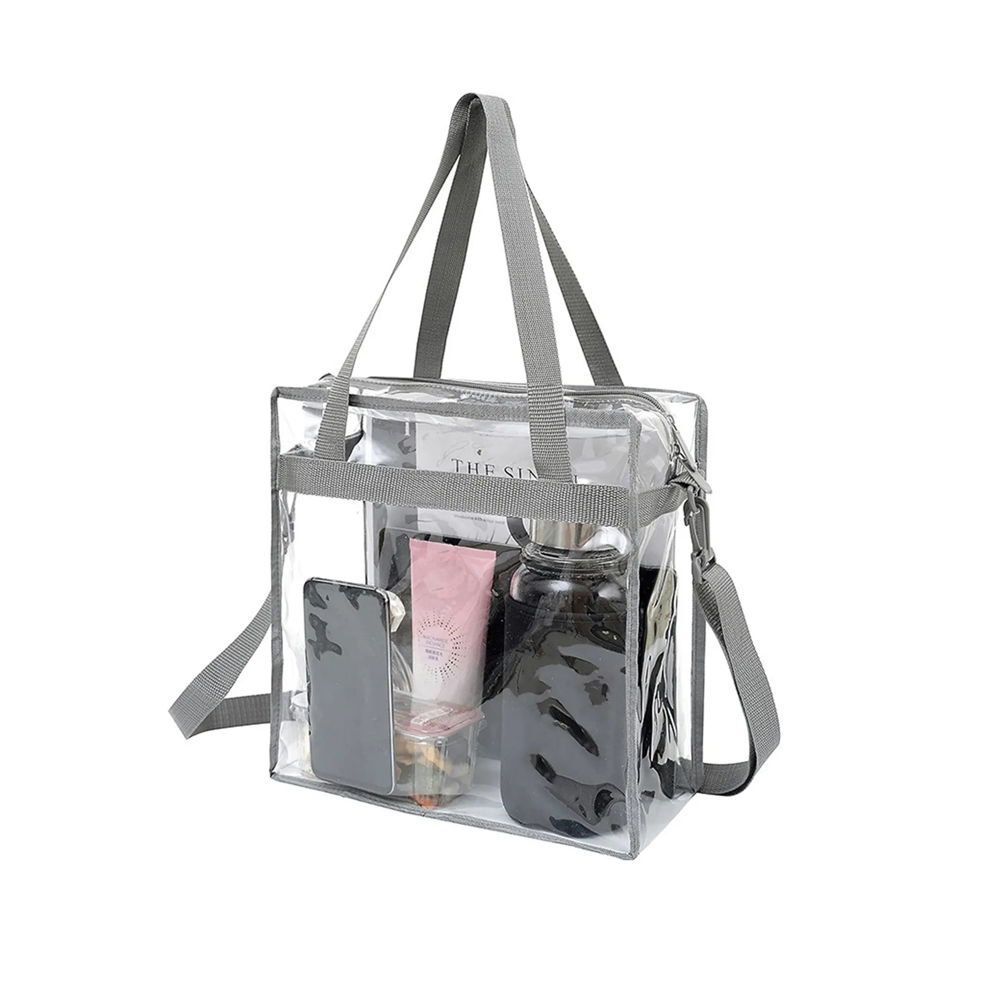 Pvc Stadium Transparent Tote Crossbody Bag 4