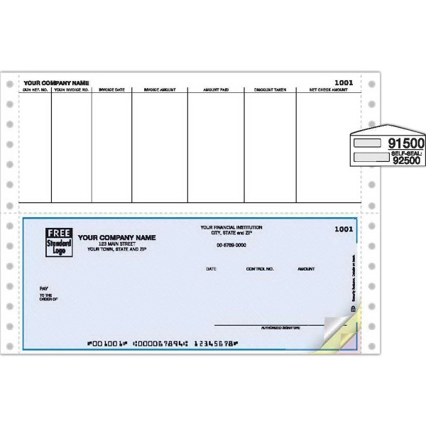 Continuous Bottom Accounts Payable Check 1