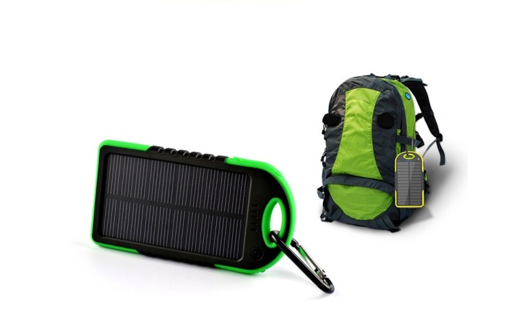 Outdoor Water Resistant Solar Power Bank 12
