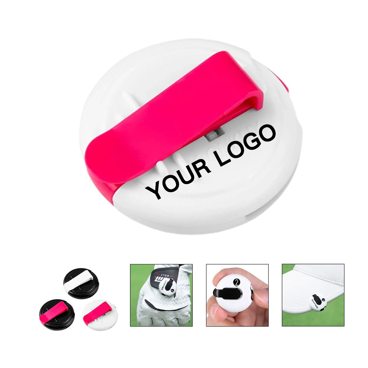 Hat Clip Golf Stroke Counter with Quick Reset 2