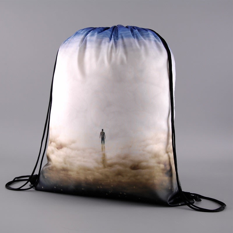 Full Color Drawstring Backpack Sports Bags 3