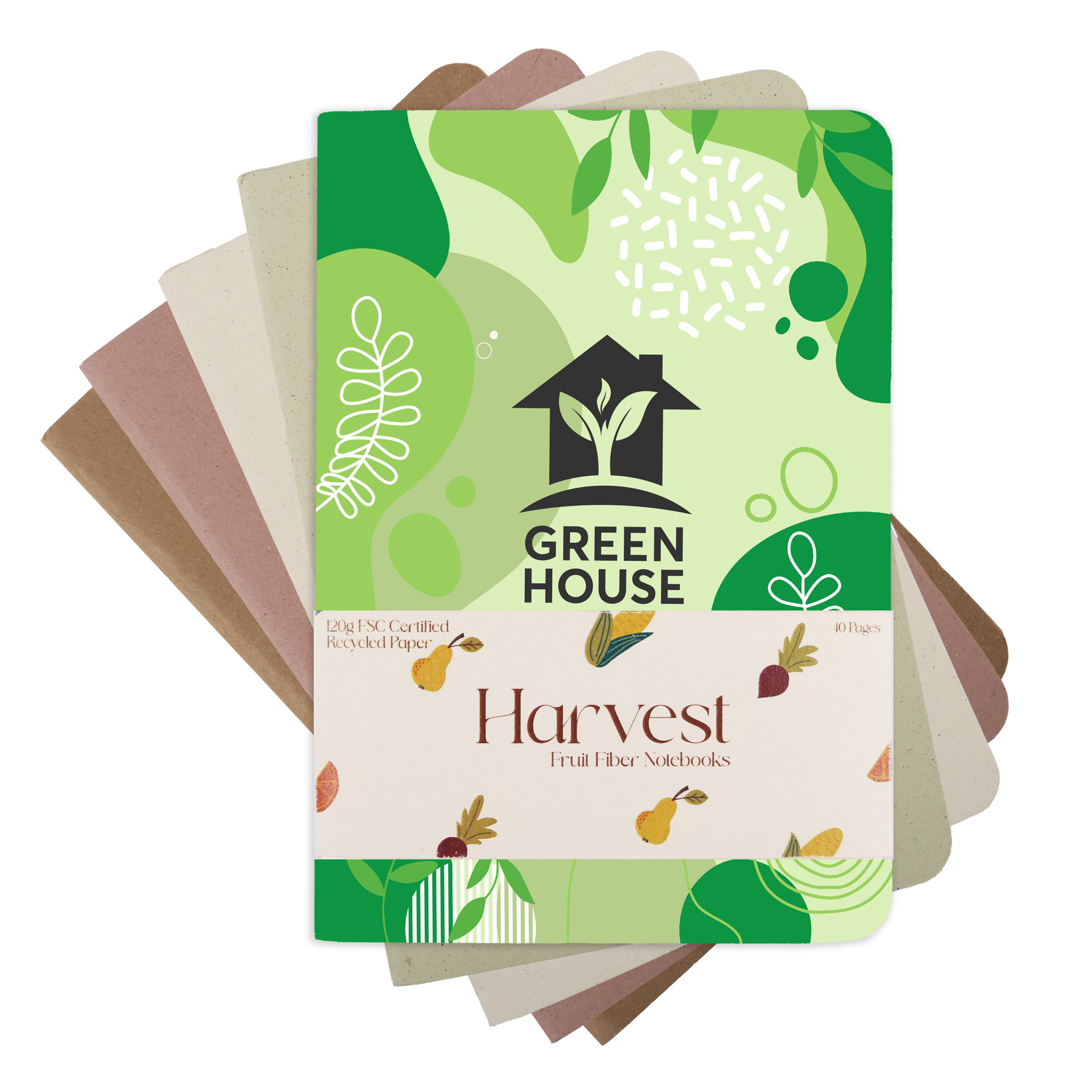 Harvest Fruit Fiber™ Pocket Notebook 12