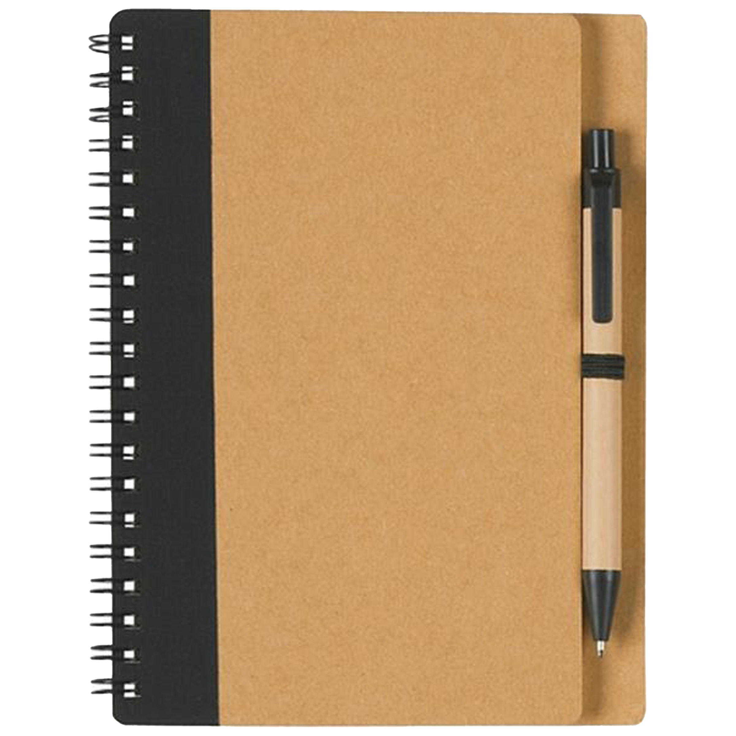 Kraft Paper Splicing Cover With Pen Notebook 2