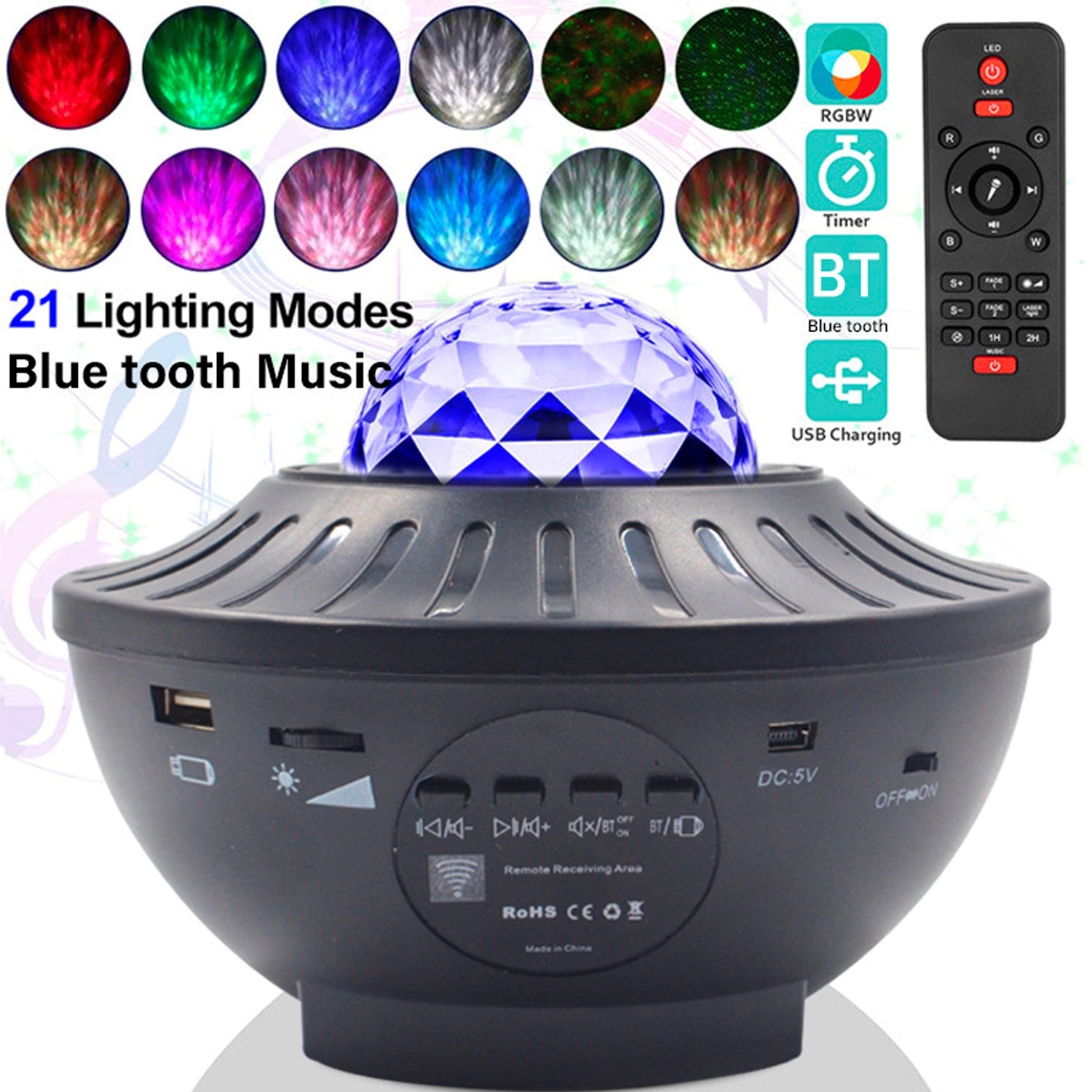 LED Galaxy Star Projector 2