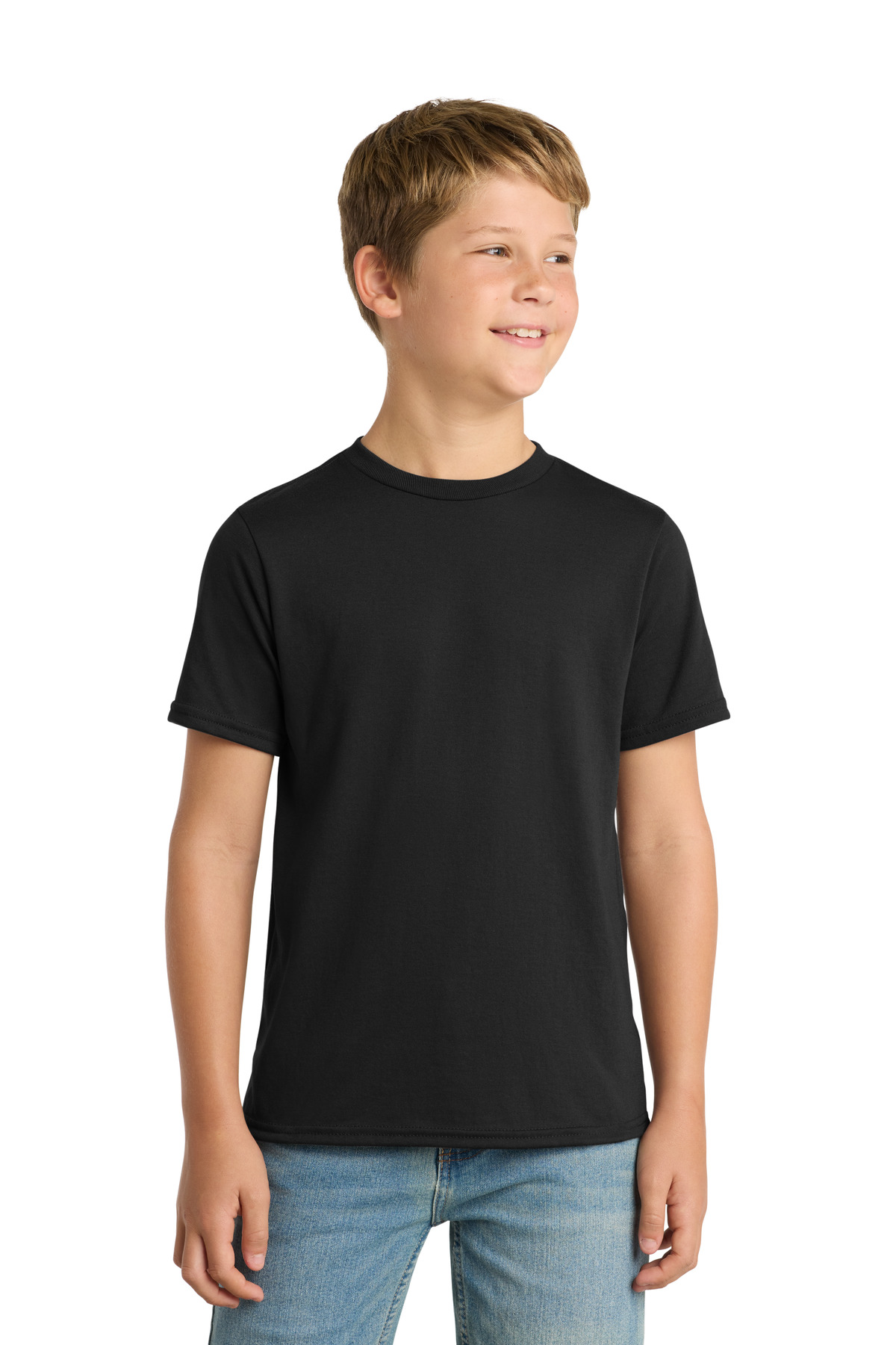 Port & Co Youth Performance Blend Tee. PC381Y 56