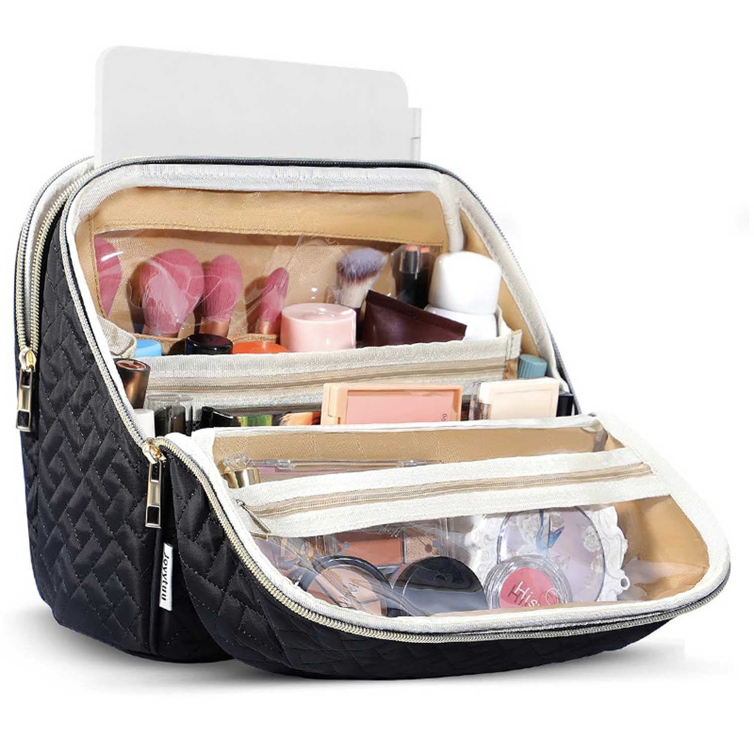 Portable Waterproof Travel Makeup Bag w/ Handle 4