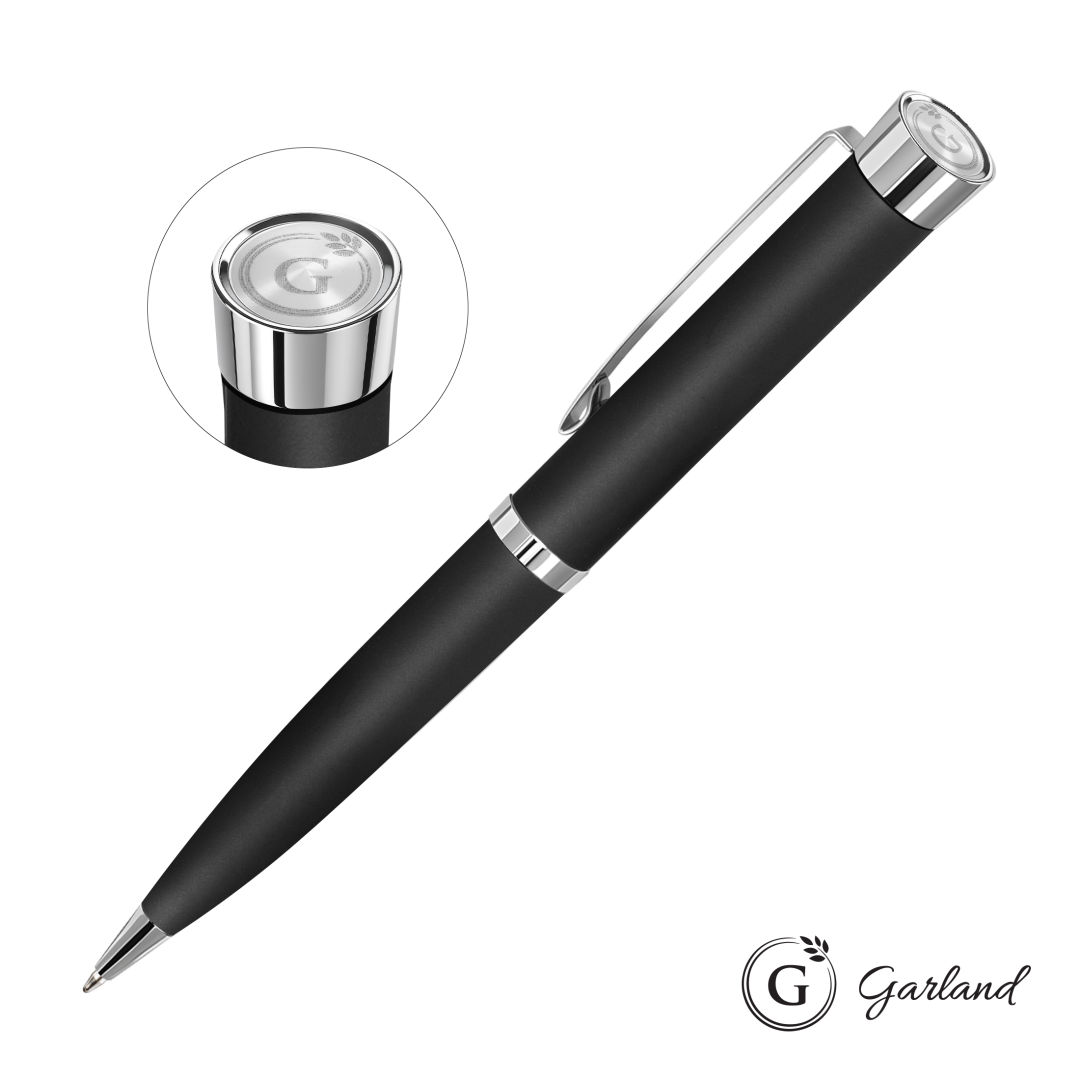 Garland® Executive Color Emblem Ballpoint Pen - Chrome 4