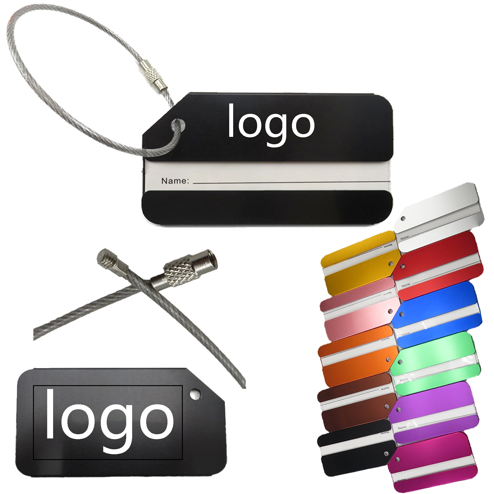 Luggage Tags Aluminum Alloy 12