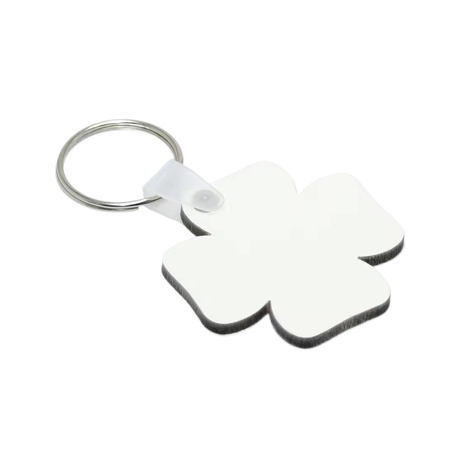 Flower Shaped Sublimation MDF Keychain 2