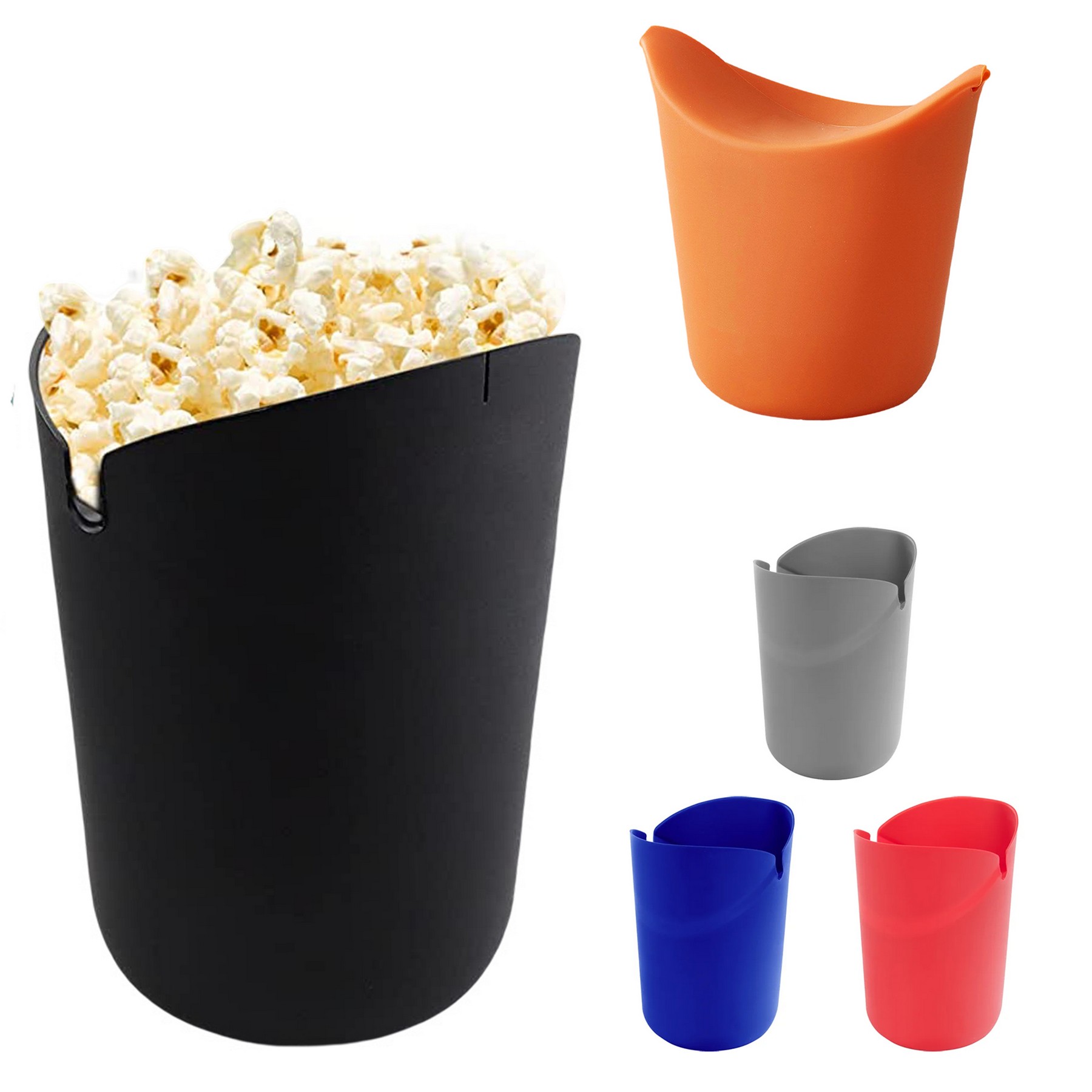 Silicone Snack Containers/Popcorn Popper Bucket 6