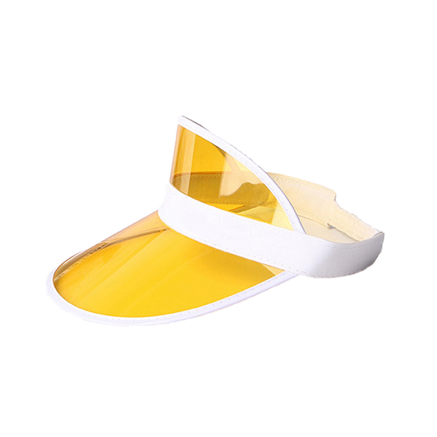 Pvc Clear Sun Visor Hat Uv Protection Face Shield Cap 1