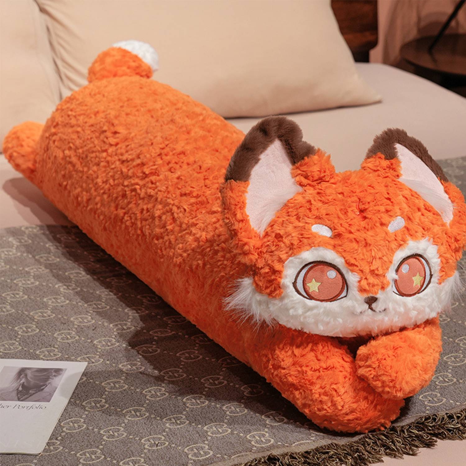 Ultra Soft Long Cat Plush Body Pillow 4
