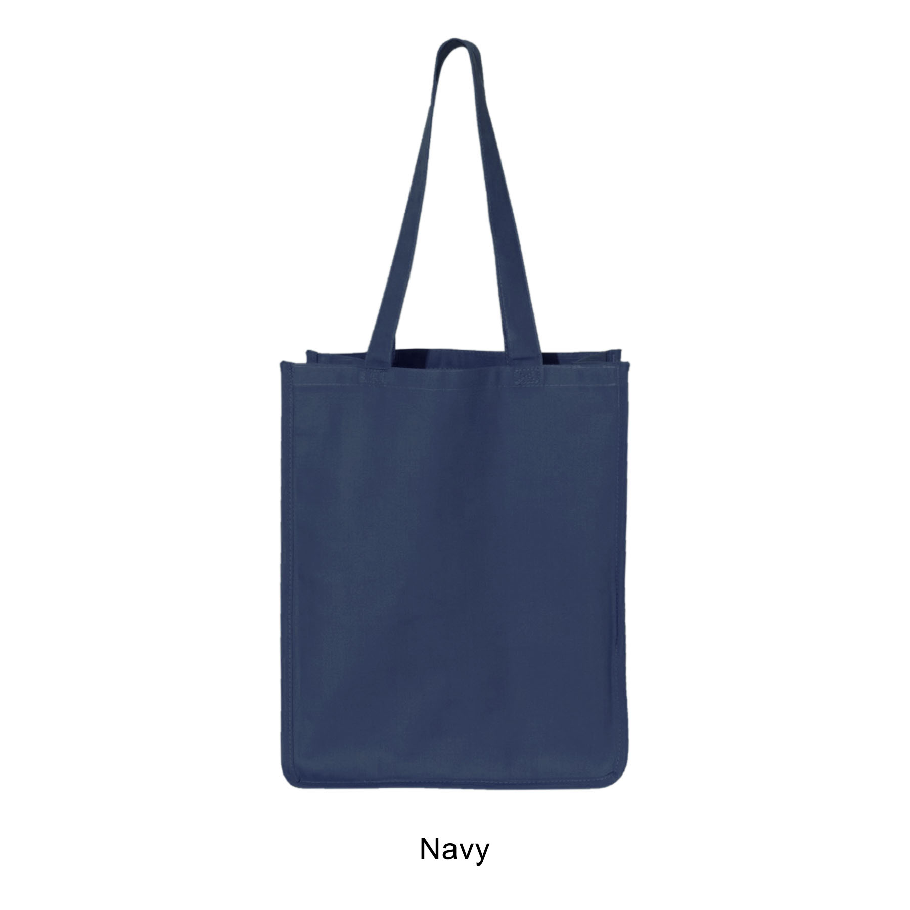 12 oz. Heavy Cotton Canvas 27L Jumbo Shopping Tote Bag_R112BT 2