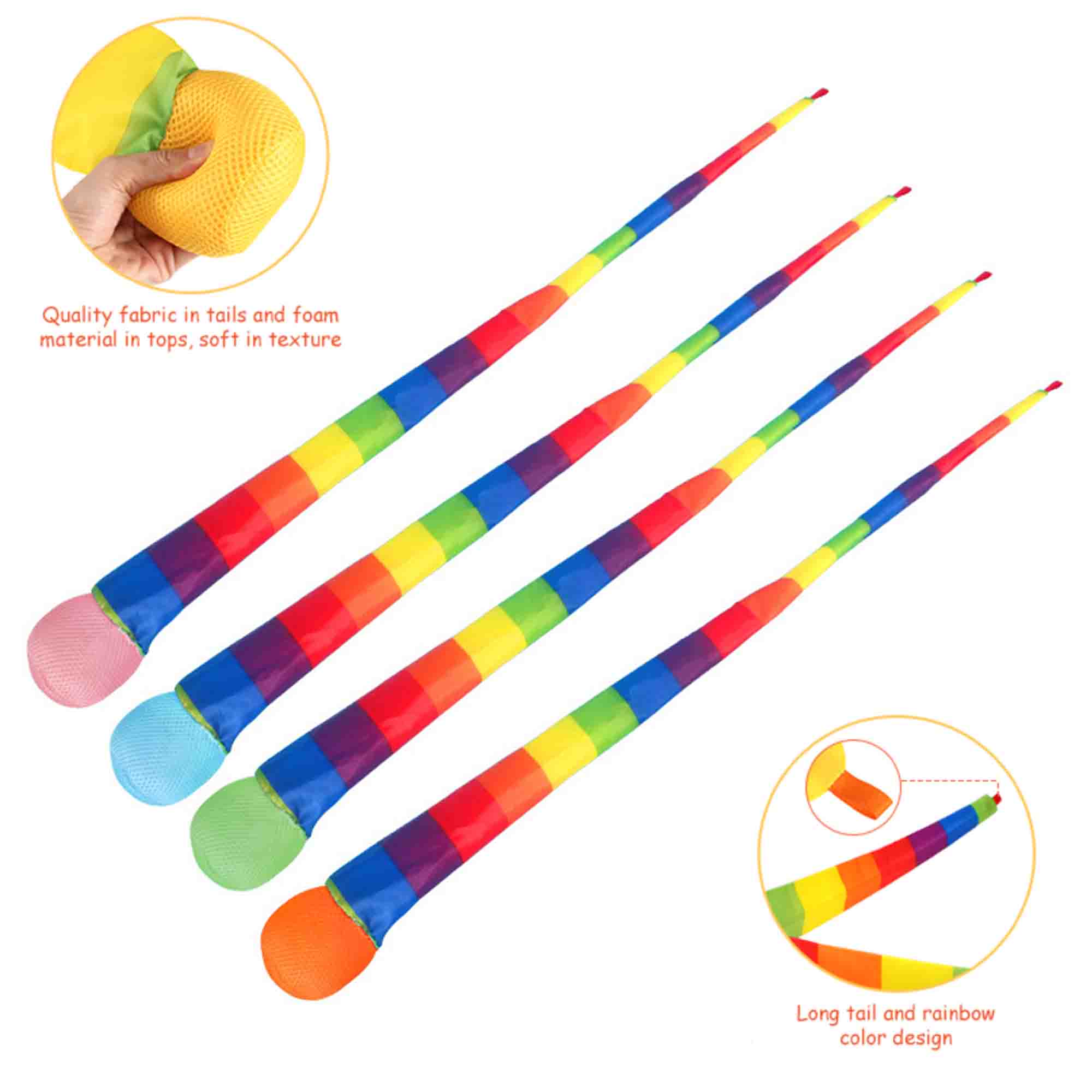 Rainbow Tail Foam Ball Sports Comet 2