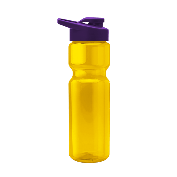 Blazer 28oz Transparent Bike Bottle w/Drink-thru Lid 1081