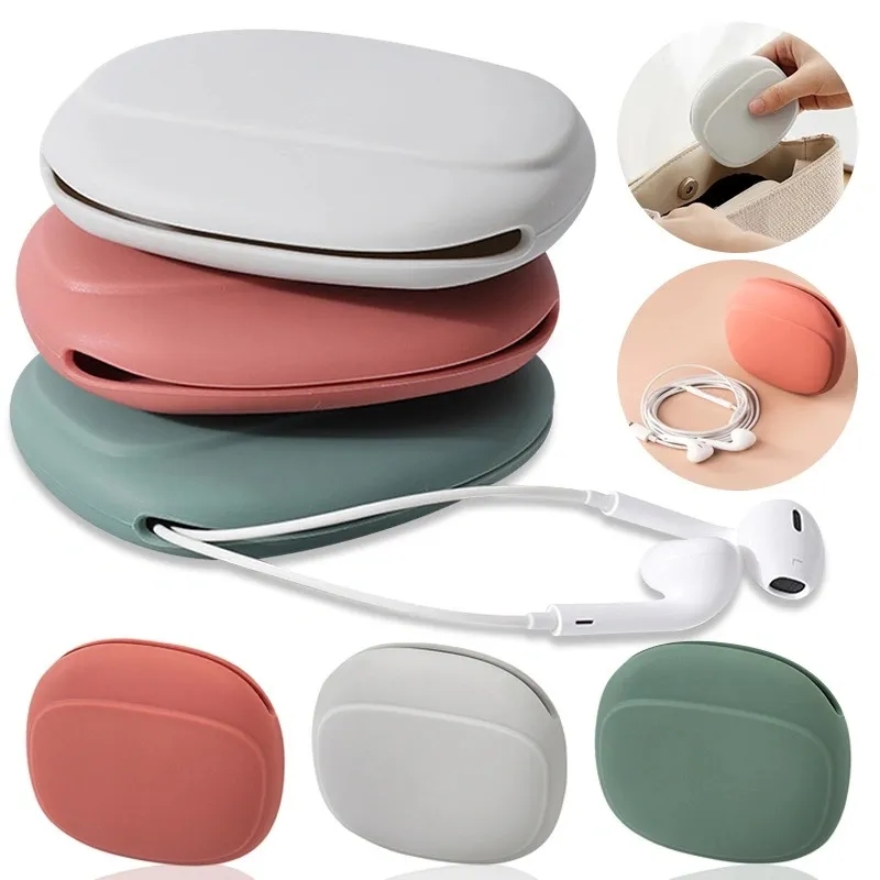 Silicone Earphone Storage Bag Earbud Case 1