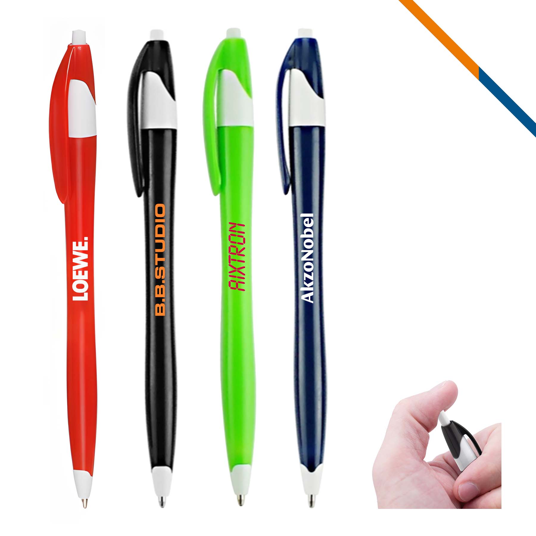 Inblue Two-Tone Plastic Ballpoint Pen 4