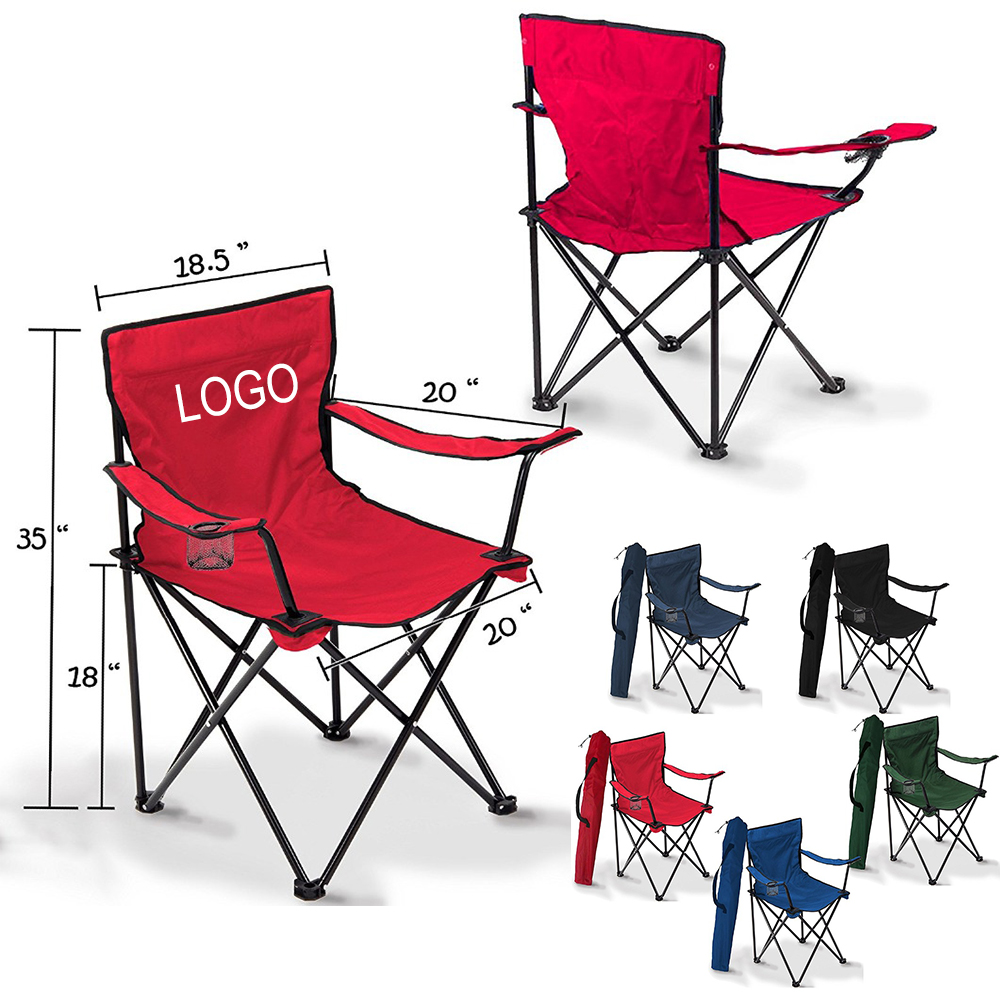 Outdoor Folding Chair With One Mesh Holder 2