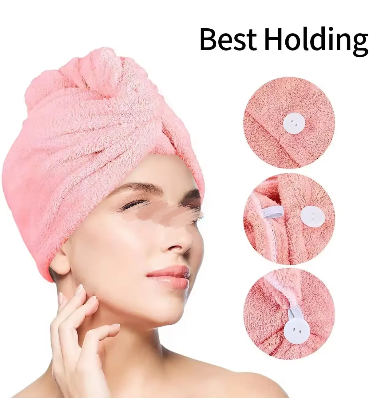 Fast Drying Microfiber Hair Towel 5