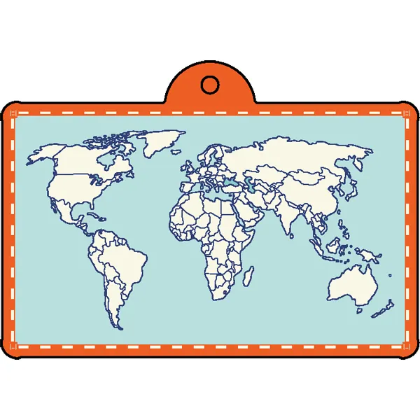 Stock Shape Acrylic Key Tag 1