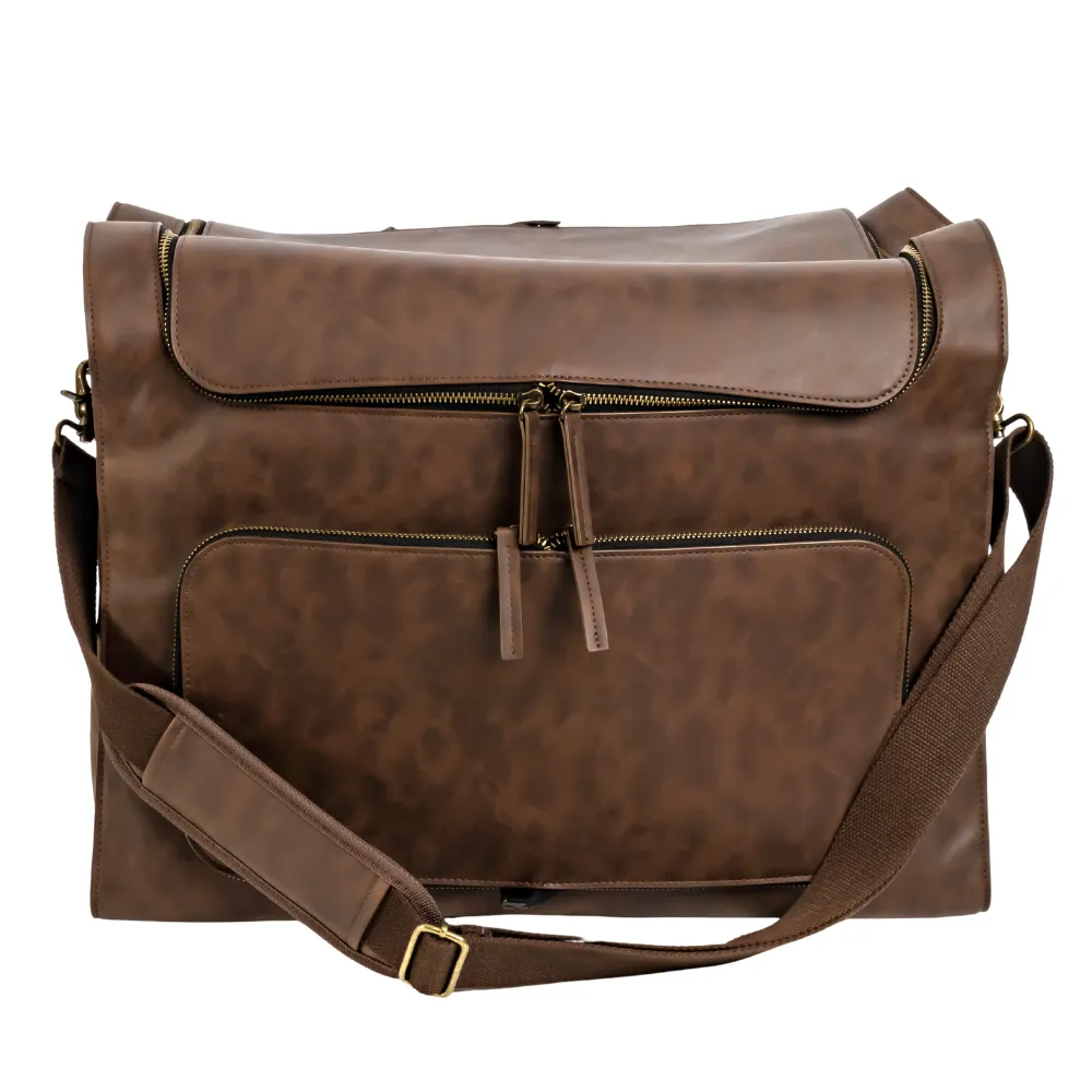 6-Bottle Leather Salesperson Backpack 6