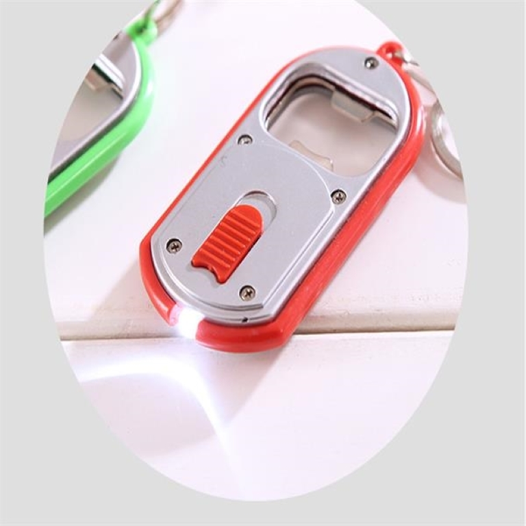 Mini Flashlight with bottle opener keychain 3