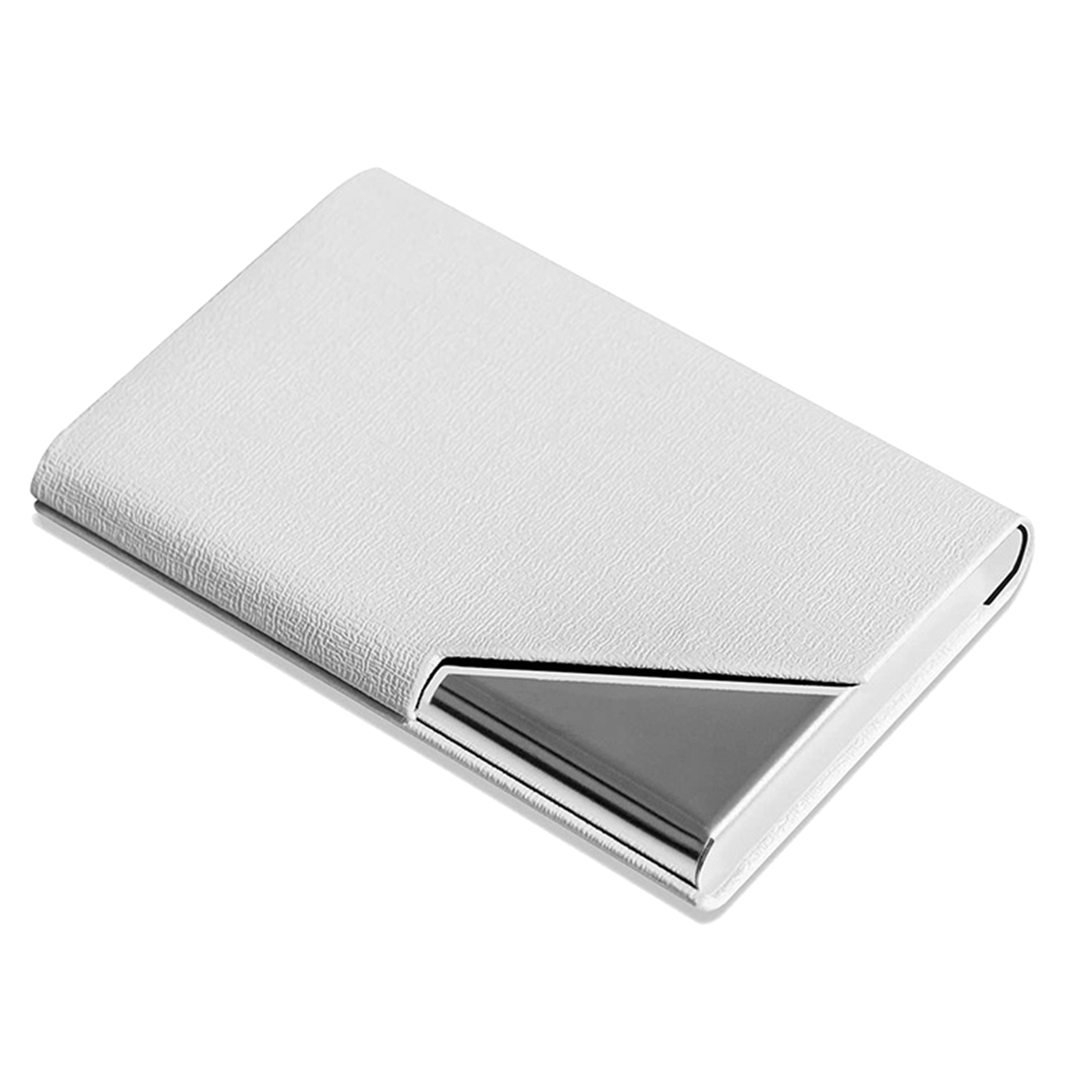 Stainless Steel PU Leather Business Card Holder 11