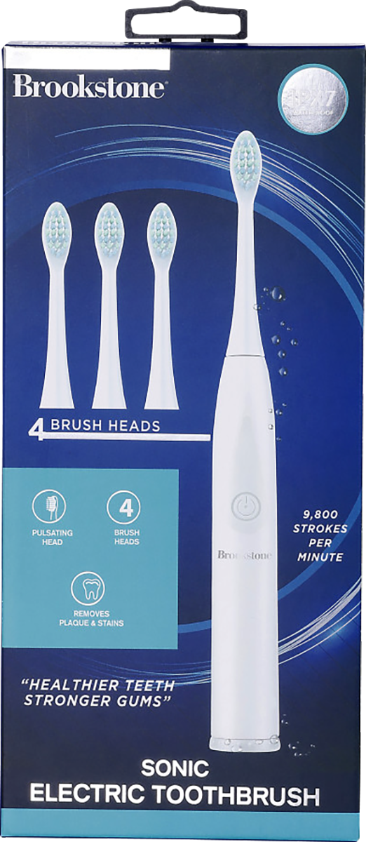 Brookstone® Sonic Electric Toothbrush 3