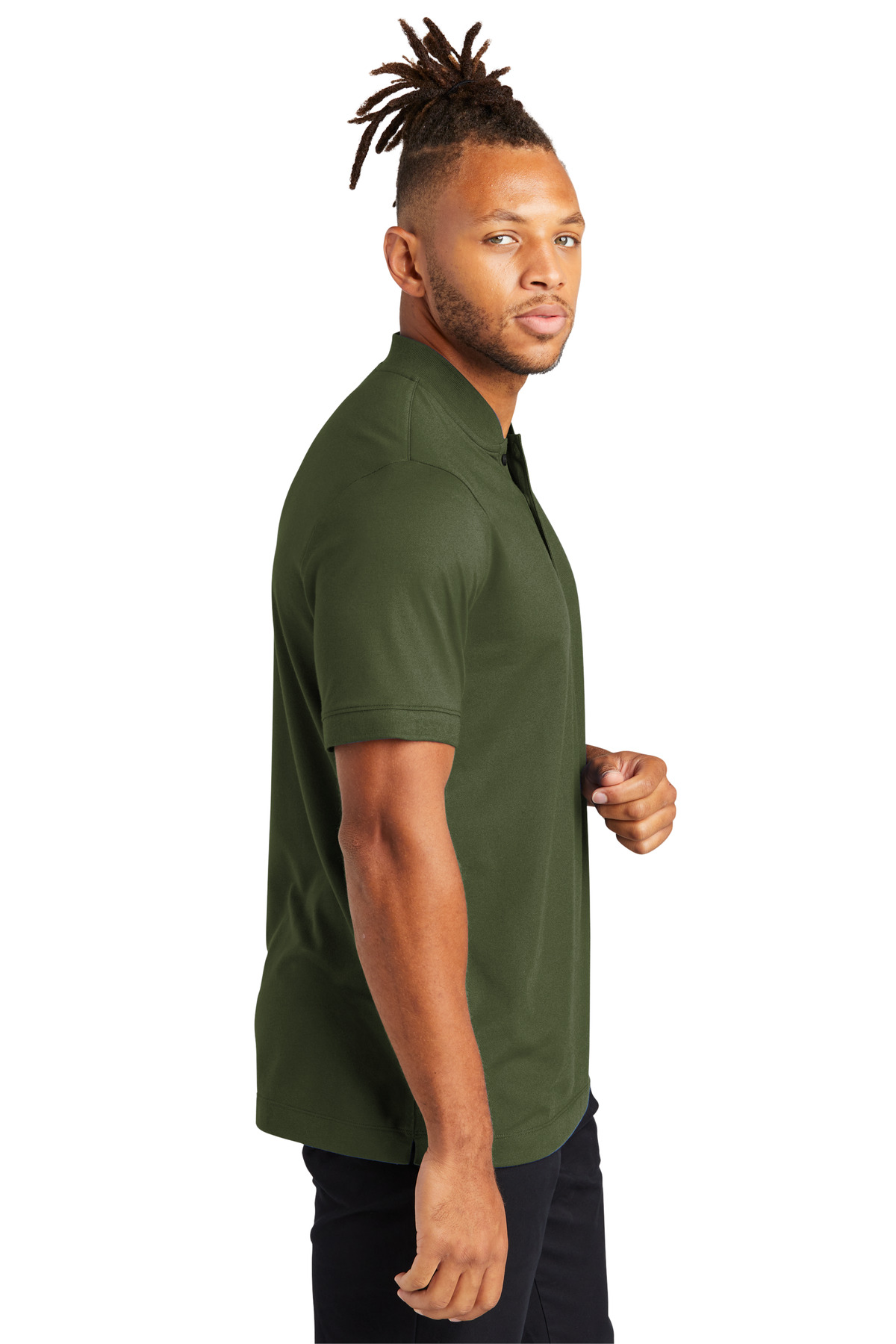 Mercer+Mettle Stretch Pique Henley MM1008 25