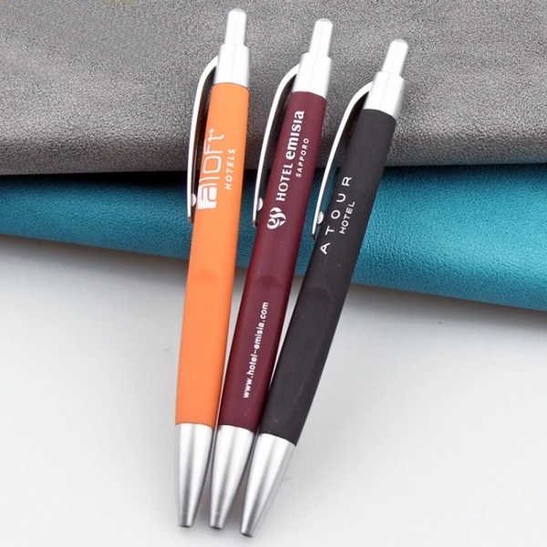 Custom Click Action Plastic Pens 11