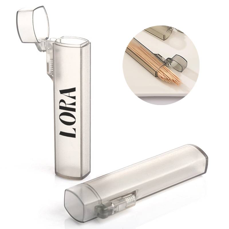 Portable Mini Plastic Toothpick Holders Box 2