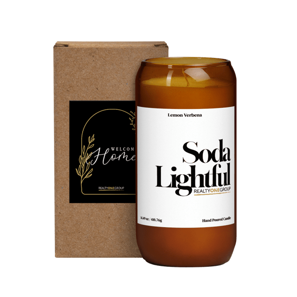 Flicker 16 oz Soda Shape Candle 26