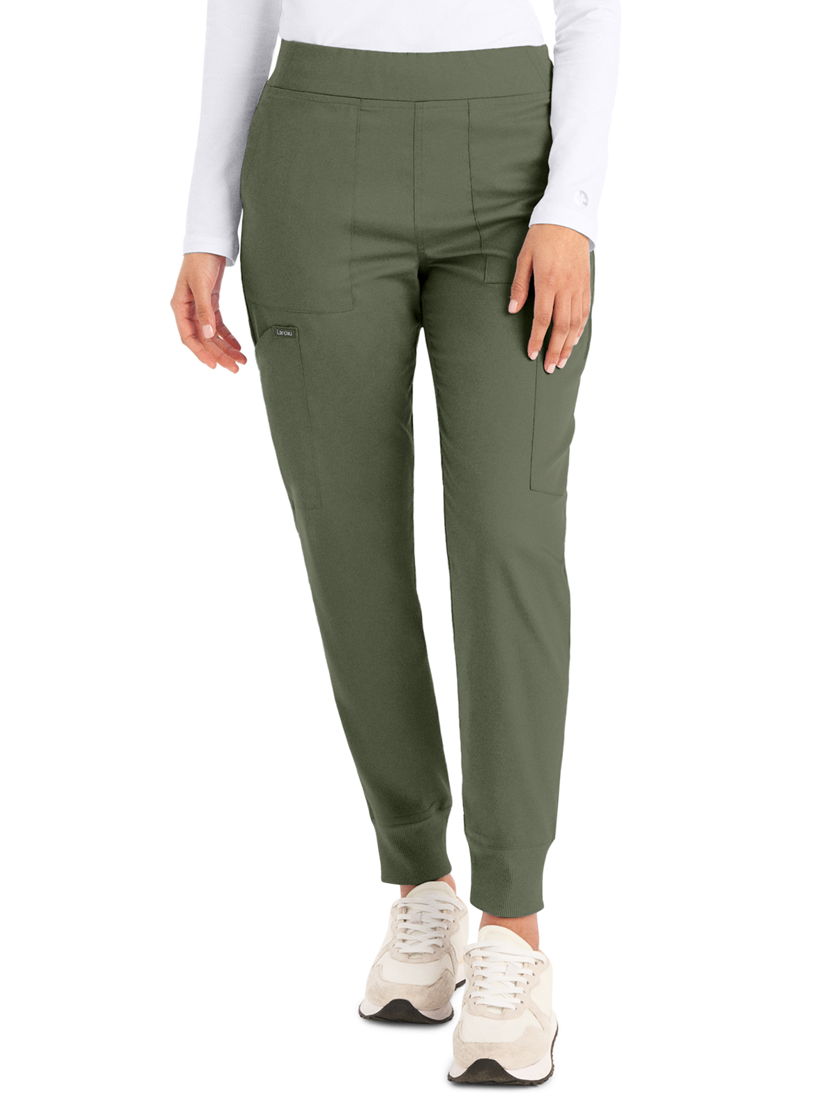 Landau - ProFlex - Women's Six-Pocket Mid-Rise Elastic-Back Waist Jogger Pant 43