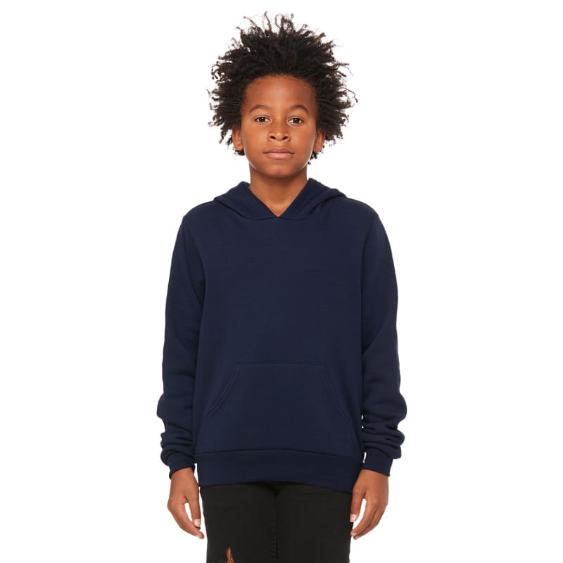 Bella + Canvas Youth Sponge Fleece Pullover Hooded Sweatshirt 30