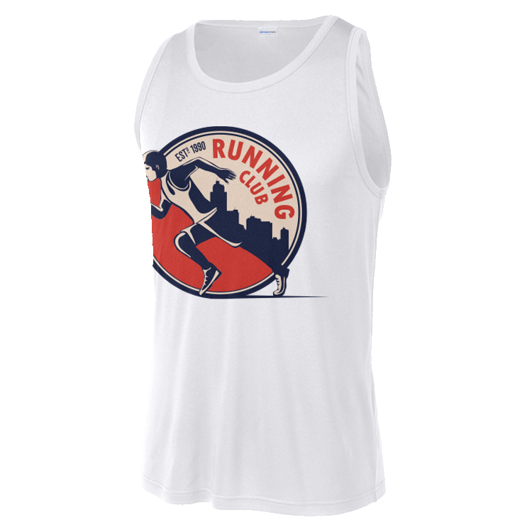 Spot Sub on Men's Athletic Tank Top 4