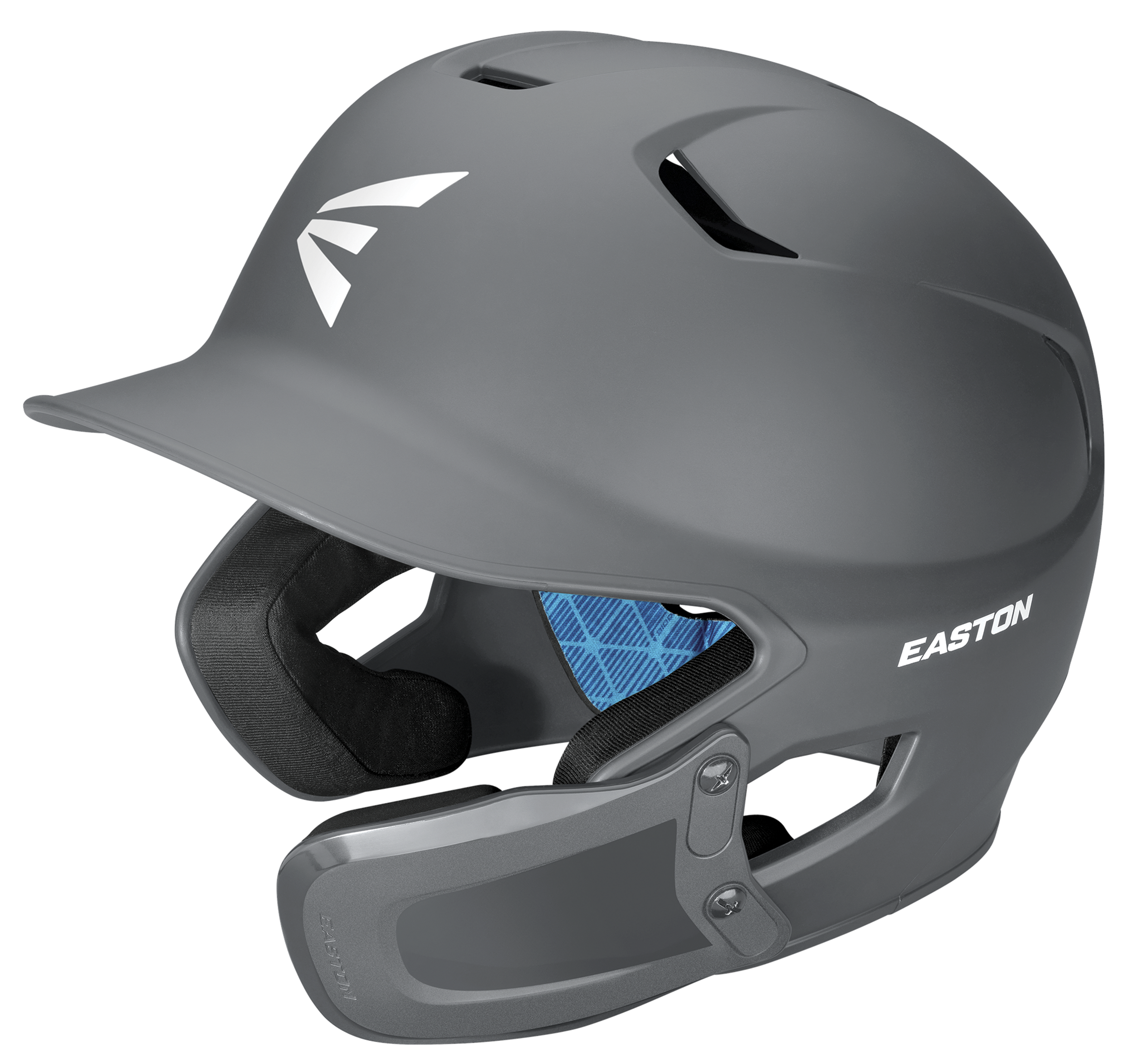 Easton Z5 2.0 Matte Solid Batting Helmet with Universal Jaw Guard | Junior 4