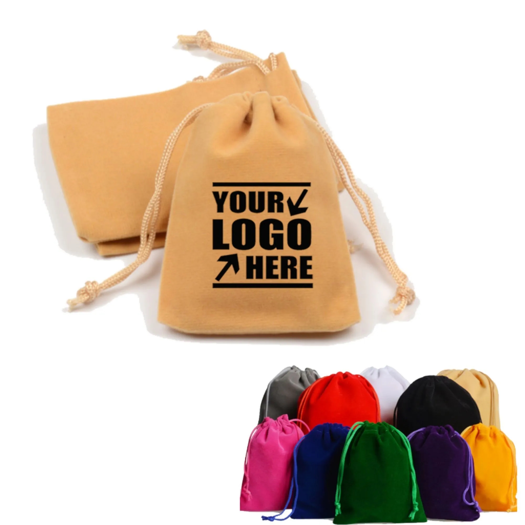 Fleece Drawstring Gift Bags 1