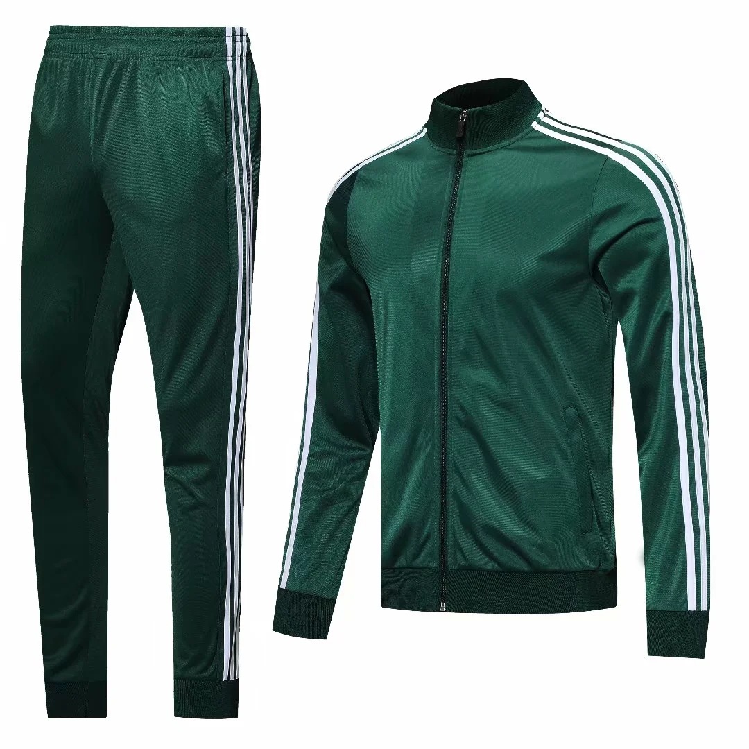 Men's Casual Sportswear Two Piece Zip Sports Jogging Suit 2