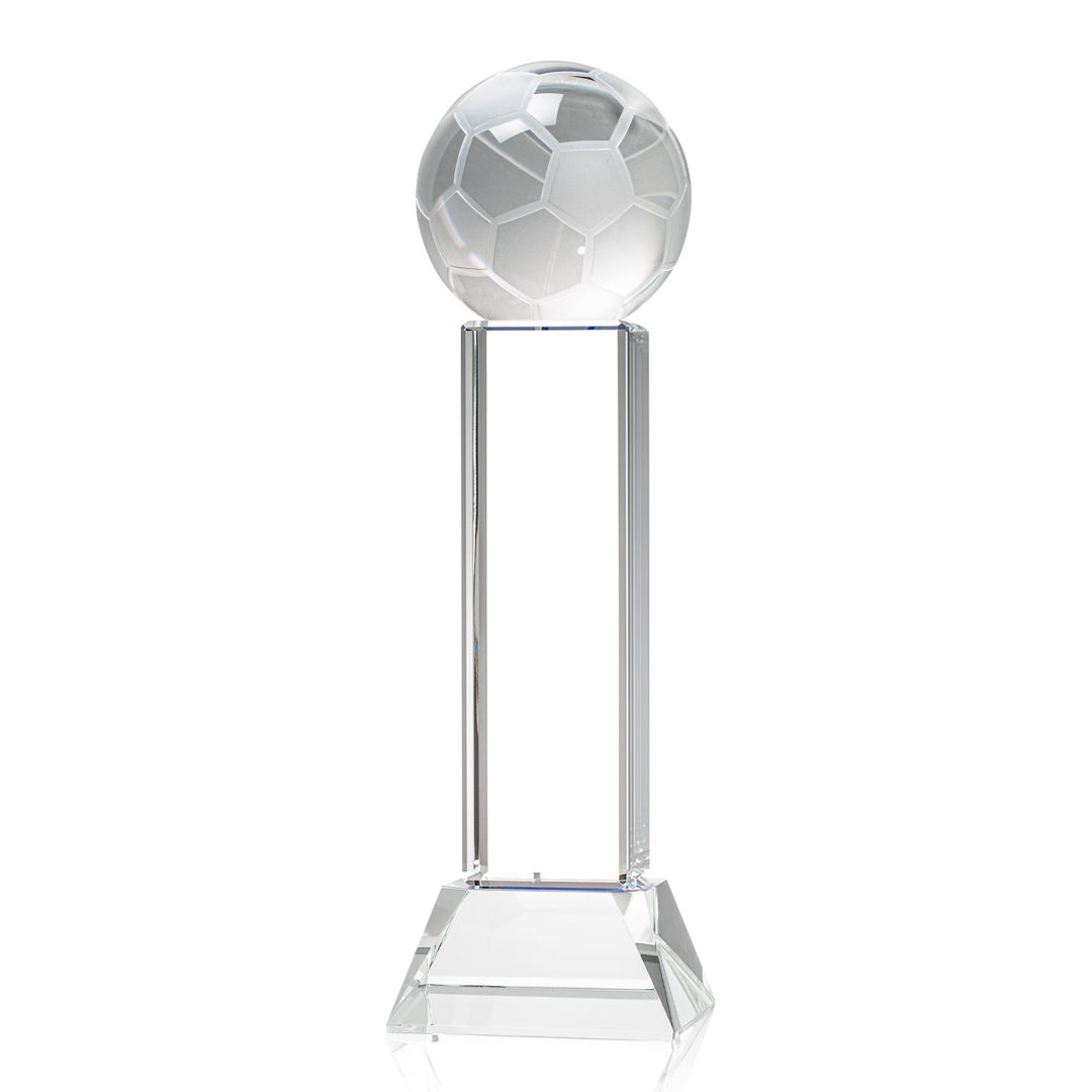 Soccer Ball VividPrint™ Award on Stowe - Clear 11