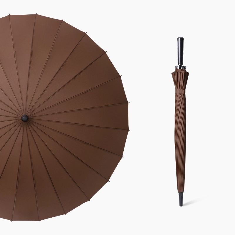 Custom 24-bone Straight Handle Umbrella 4