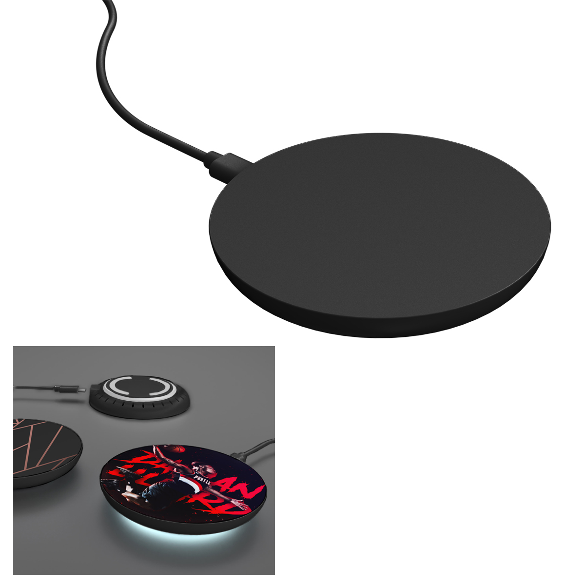 15W Wireless Charger With LED Light 5