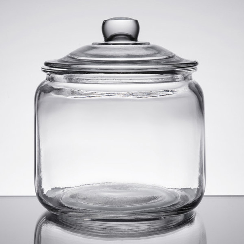 Choice 0.75 Gallon Glass Jar with Lid 2