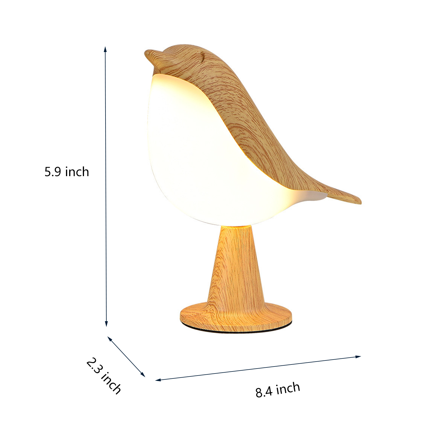 bedrooms decoration baby room adjustable Bird Touch Light 5