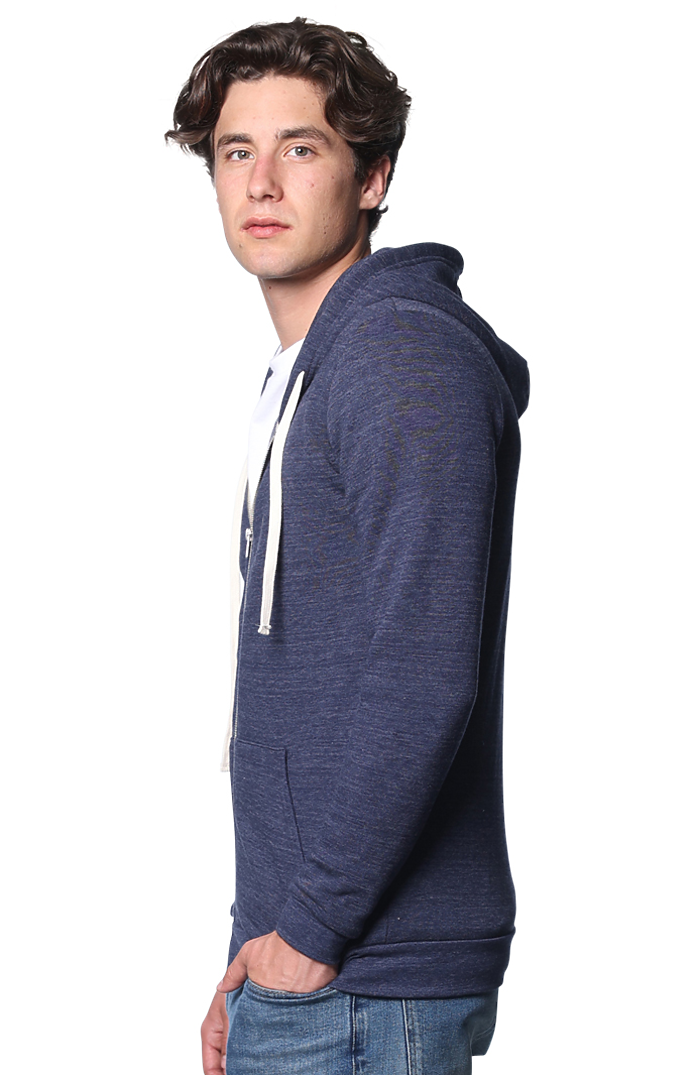 Unisex Triblend Fleece Zip Hoodie 3