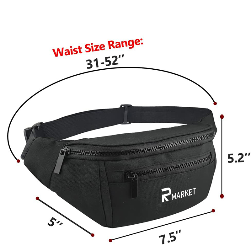 Versatile Oxford Travel Waist Bag made from high-quality Oxford fabric 5