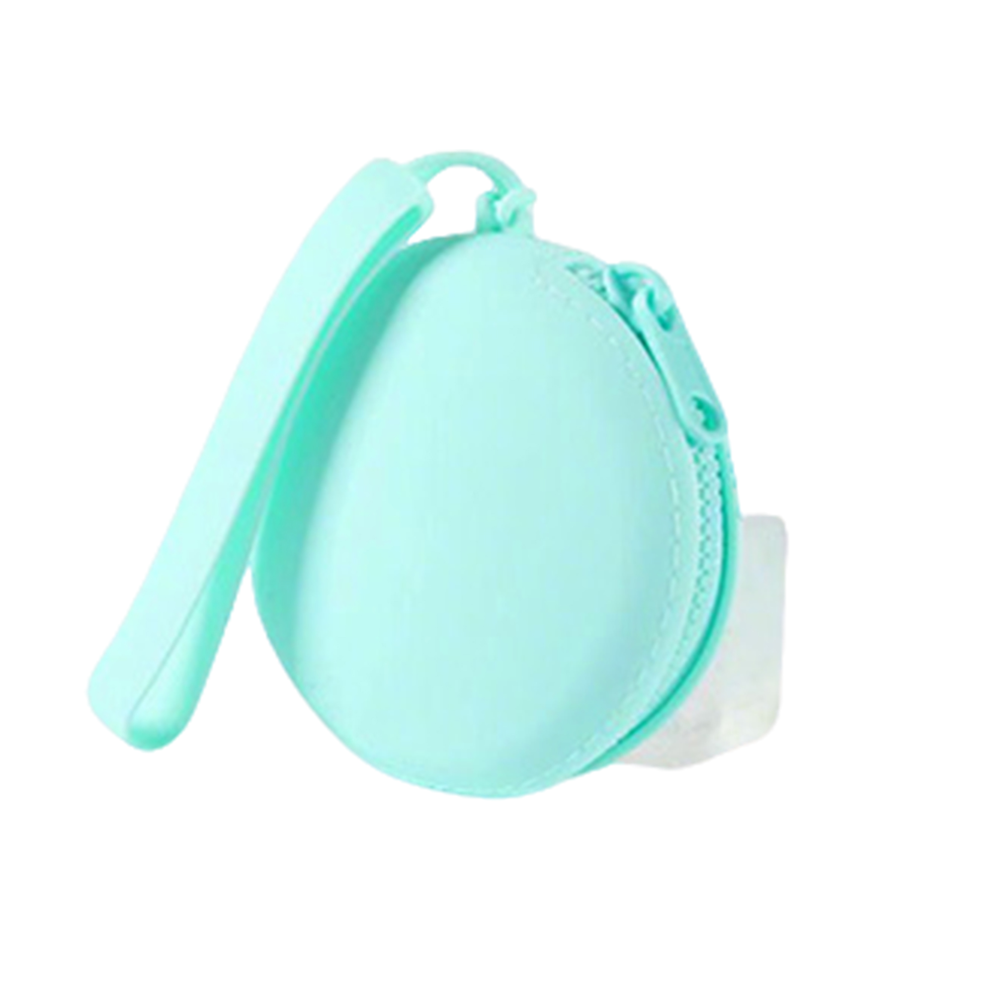 Round Wrist Strap Coin Holder With Compact Case 6